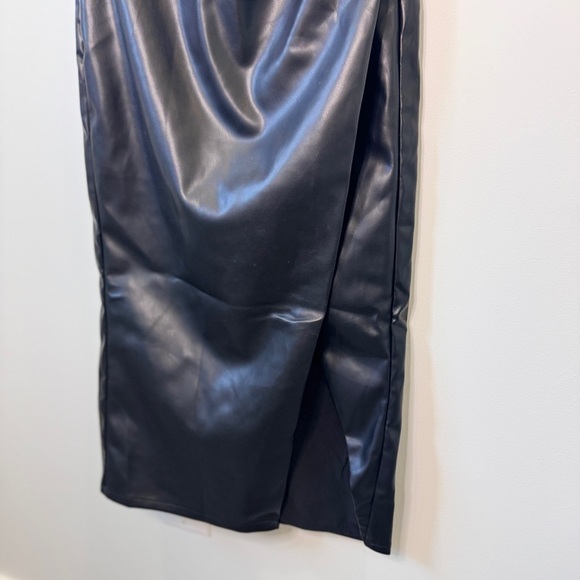 Revolve x Remi Black Faux Leather Gwen Dress (S) - Picture 8 of 12